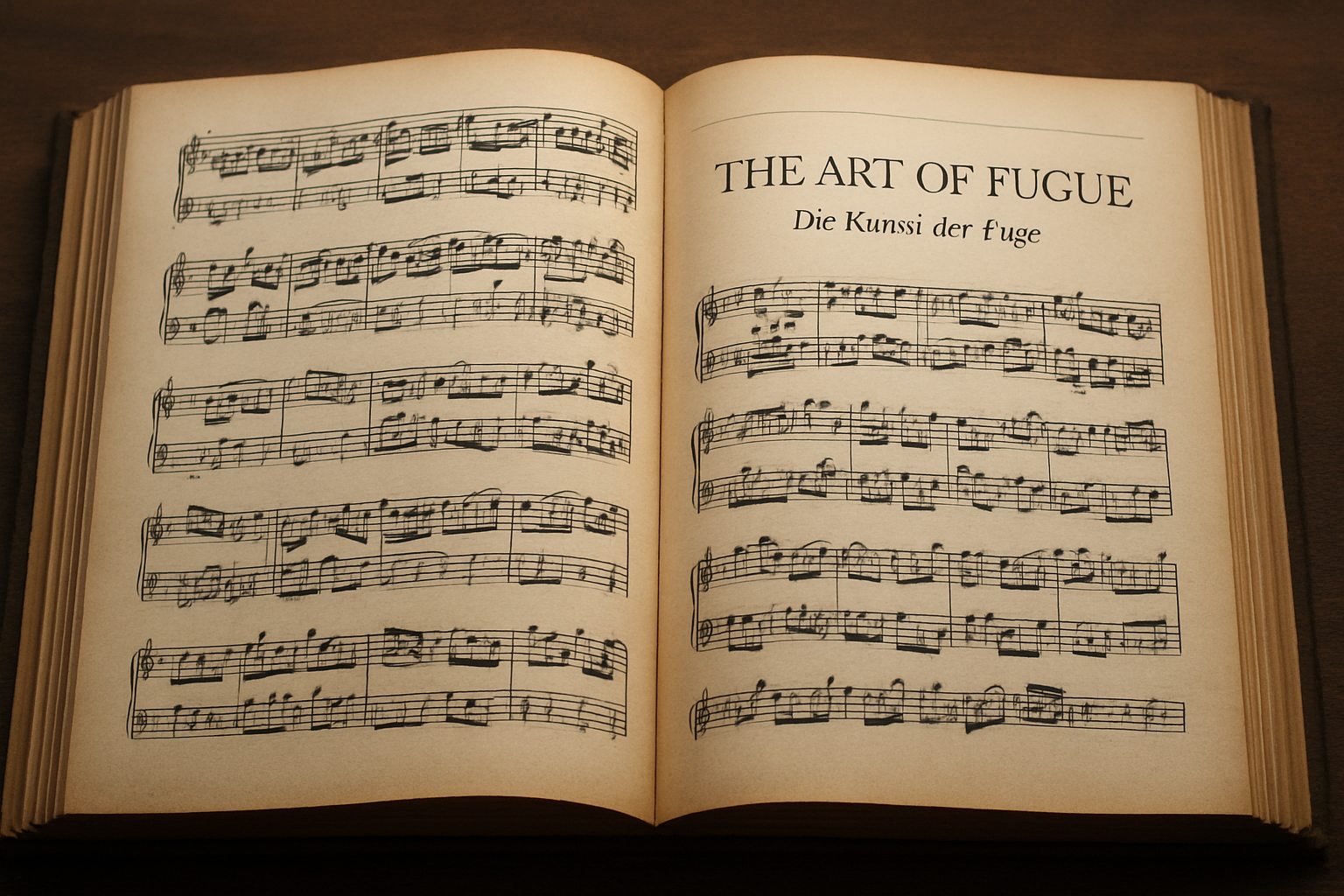 The Art of the Fugue: Contrapuntal Mastery in Bach\’s Scores
